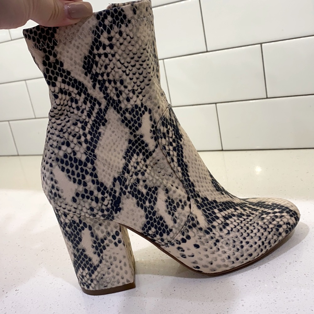Steve Madden Snakeskin booties